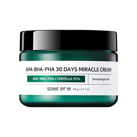 SOME BY MI AHA. BHA. PHA 30 Days Miracle Cream 60 g Mild Skin Barrier Cream Acne-Fighting for Sensit | Walmart (US)