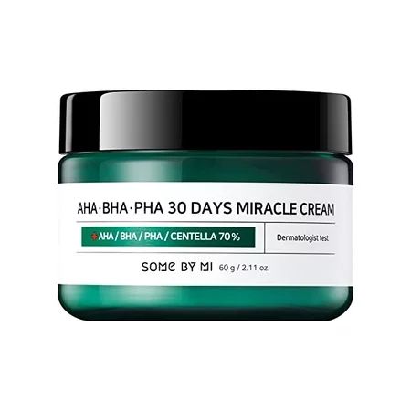 SOME BY MI AHA. BHA. PHA 30 Days Miracle Cream 60 g Mild Skin Barrier Cream Acne-Fighting for Sensit | Walmart (US)