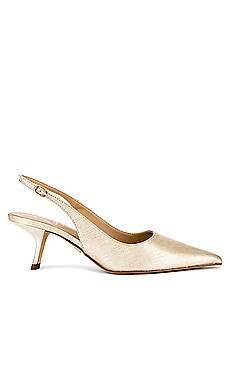 Sam Edelman Blanka Sling Back in Gold Leaf from Revolve.com | Revolve Clothing (Global)