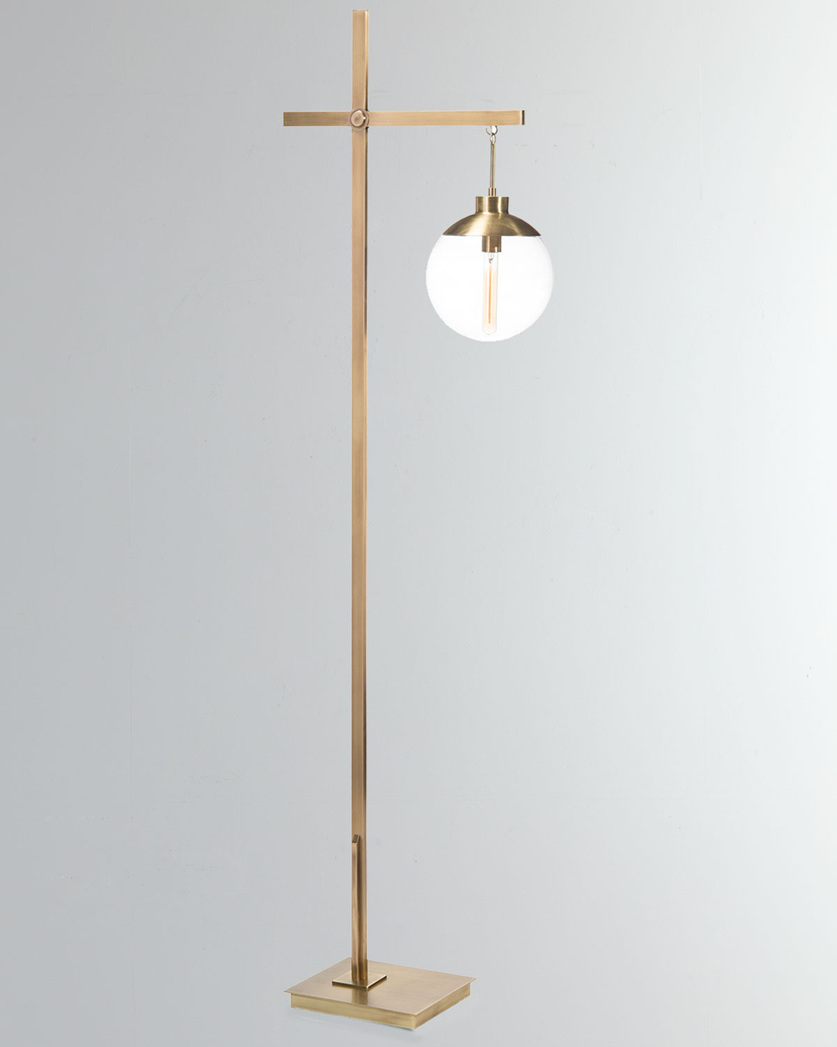 Brass Globe Floor Lamp | Neiman Marcus