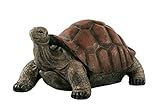 XBrand 28" L Brown and Black Concrete/MgO Walking Tortoise Statue, Indoor or Outdoor Décor, Natural  | Amazon (US)