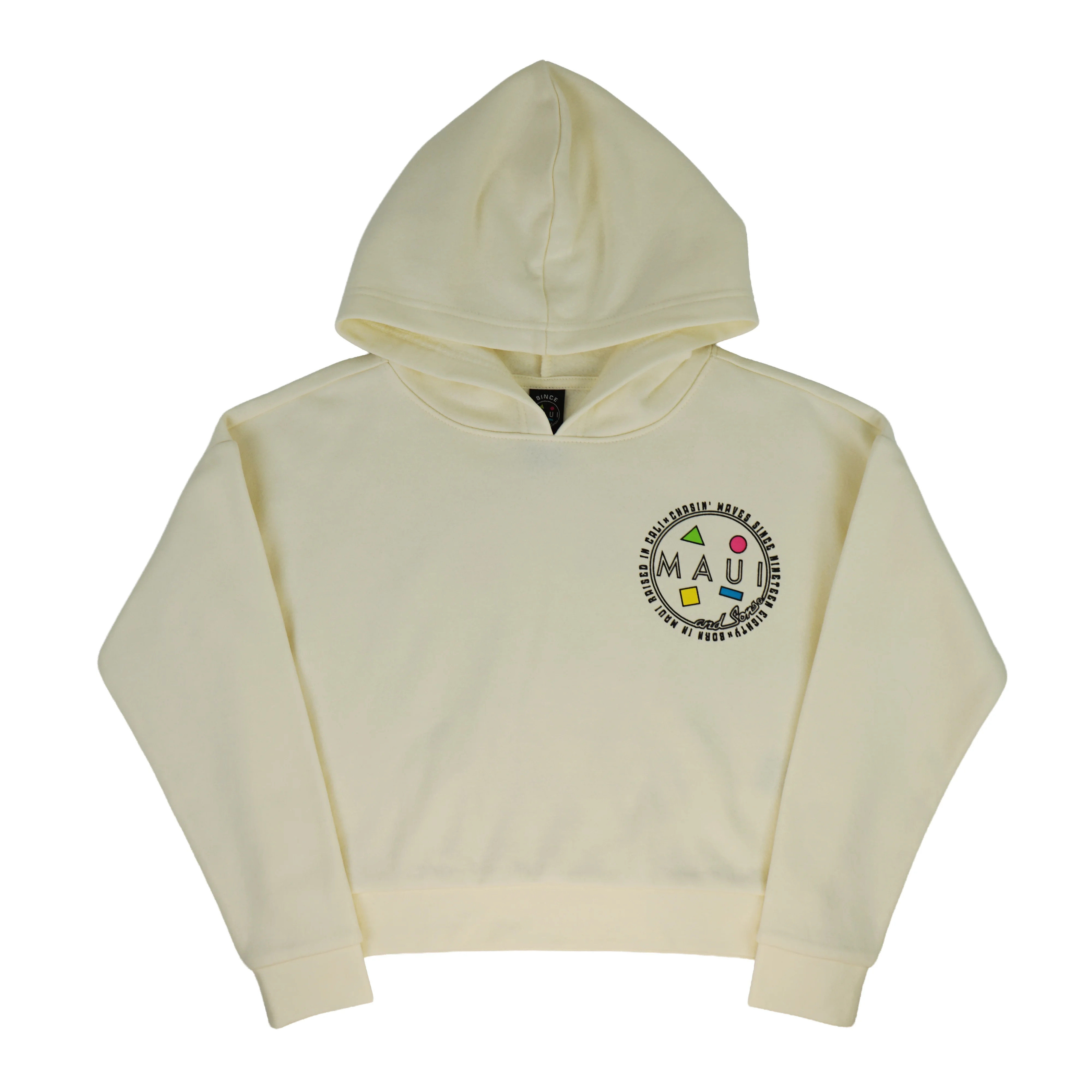 Maui and Sons Girls Fleece Hoodie, Chaser Logo Hoodie, Bone, Skate Style Loungewear | Walmart (US)
