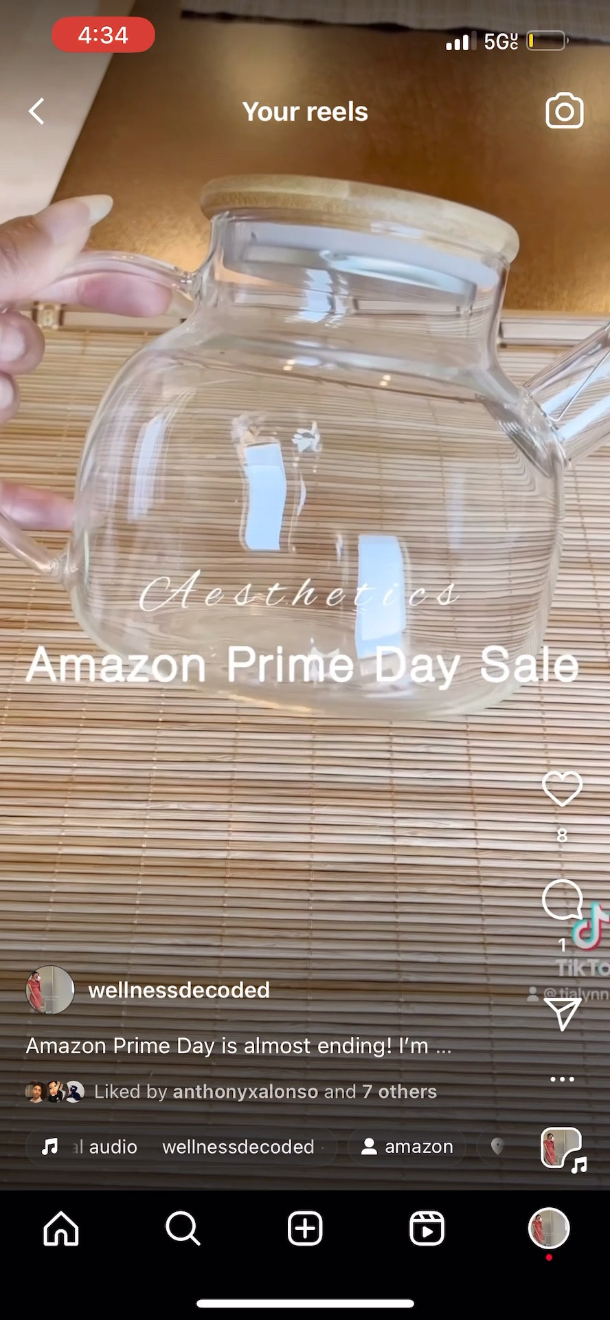 Beautiful aesthetic teapot🤍✨

#LTKhome #LTKFind #LTKxPrimeDay