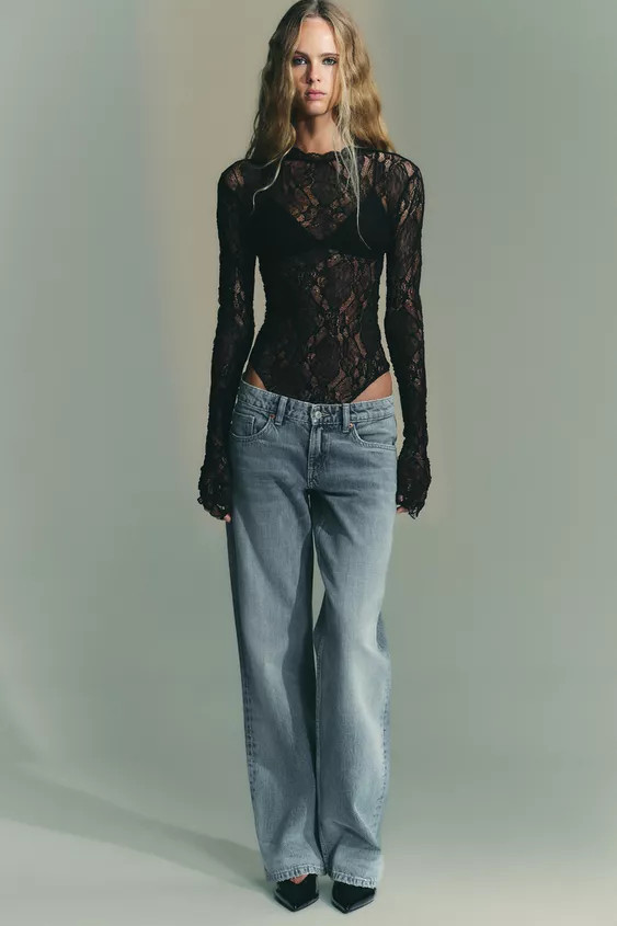 LACE BODYSUIT | Zara UK