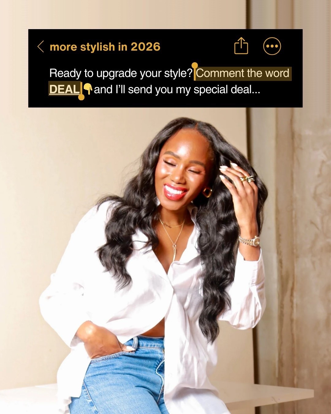 ✨Be honest… do you actually have “nothing to wear”? Or do you have a closet full of random pieces and zero idea how to wear them?

Because that’s not a clothes problem, 
That’s a 𝘀𝘁𝘆𝗹𝗲 𝘀𝘁𝗿𝗮𝘁𝗲𝗴𝘆 problem.🤯

I got you, fren! I've bundled my 𝗦𝗧𝗬𝗟𝗘𝗠𝗔𝗫𝗫𝗘𝗗 𝗦𝘁𝘆𝗹𝗲 𝗚𝘂𝗶𝗱𝗲 with my viral 𝗖𝗮𝗽𝘀𝘂𝗹𝗲 𝗪𝗮𝗿𝗱𝗿𝗼𝗯𝗲 𝗚𝘂𝗶𝗱𝗲, so you can stop guessing, stop panic-shopping, and start getting dressed like it’s… easy.😌

⏰ Comment the word 𝗗𝗘𝗔𝗟 and I’ll send you the limited-time only bundle offer straight to your DMs.