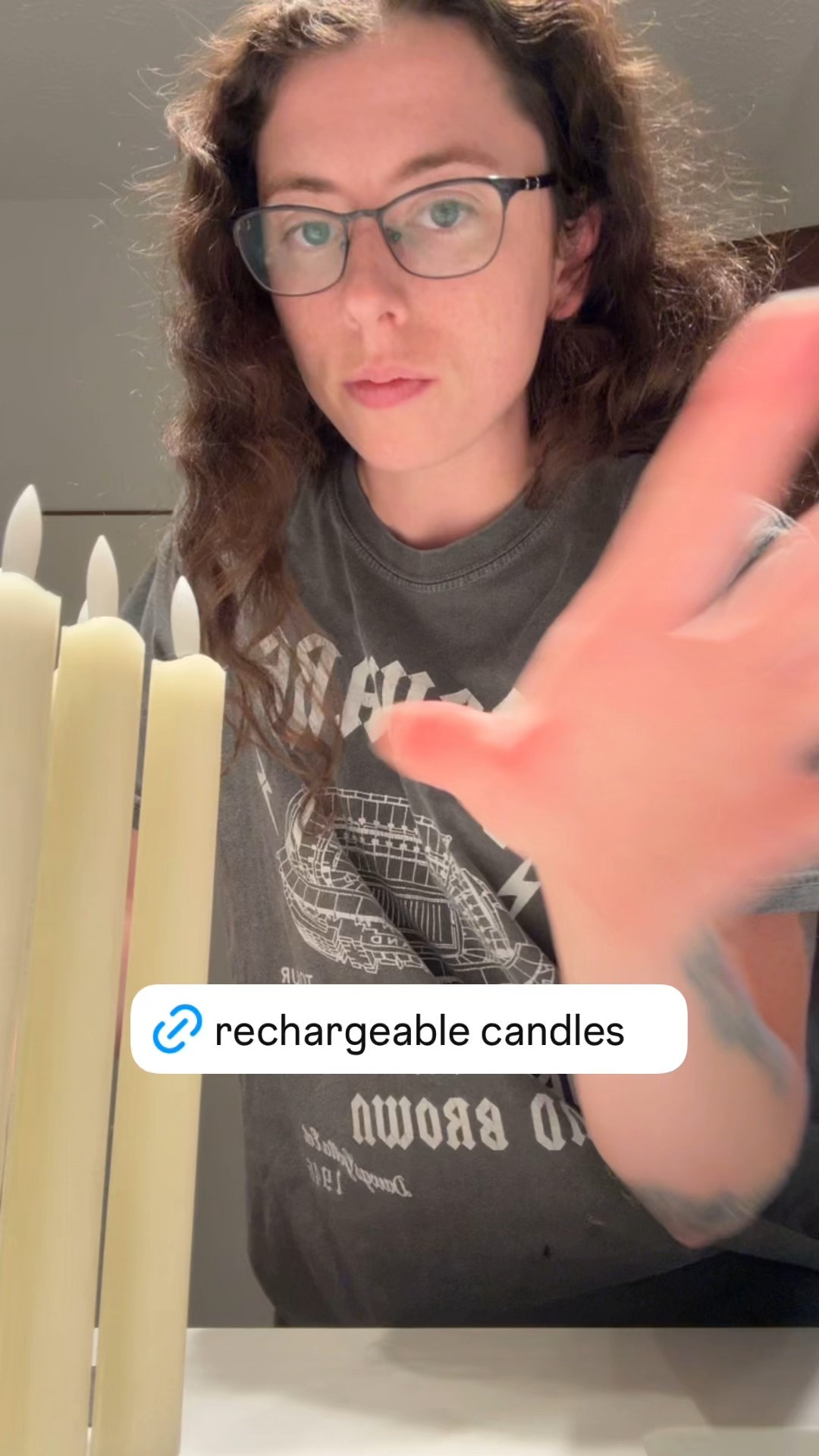 These rechargeable candles are the perfect fall winter trend #flameless #flamelesscandle #falltrend #falldecor #winterdecor #falltrends #ledcandle #rechargeableled 

#LTKHoliday #LTKSeasonal #LTKFindsUnder50