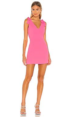 Amanda Uprichard Allora Dress in Shocking Pink from Revolve.com | Revolve Clothing (Global)