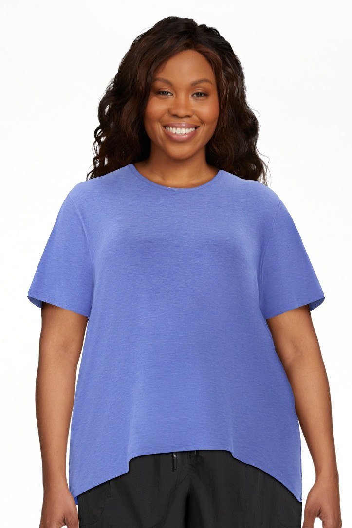 Athletic Works Women's and Women's Plus ButterCore Tee with Short Sleeves, Sizes XS-4X | Walmart (US)