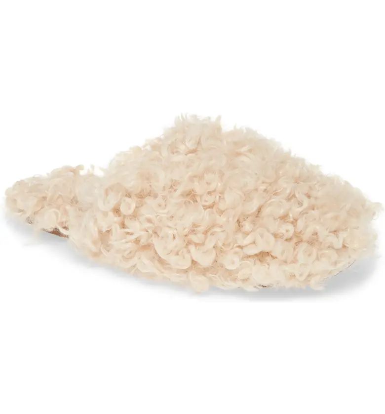 The Scuff Curly Faux Fur Slipper | Nordstrom