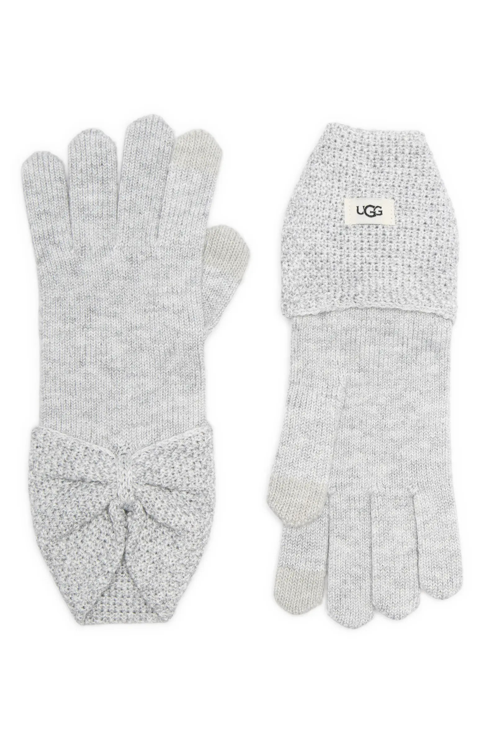 UGG® Bow Wool Blend Tech Glove | Nordstromrack | Nordstrom Rack
