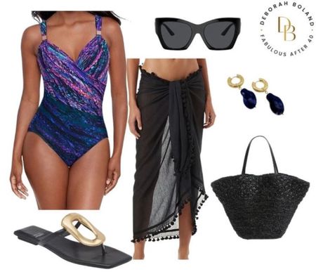 Here’s a beautiful swimsuit that will show off your curves, even if you don’t have many!
This stunning one-piece from @Macy’s is made from special compression fabric that moulds and shapes your figure.

I’ve paired it with a semi-sheer black wrap from @nordstrom and sleek black statement sandals for a sophisticated beach look.


#LTKSwim #LTKOver40