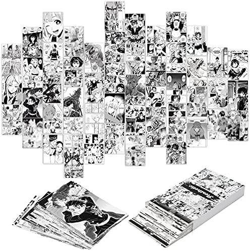 TICIAGA 50PCS Anime Panel Aesthetic Pictures Wall Collage Kit, Anime Style Photo Collection Dorm Dec | Amazon (US)