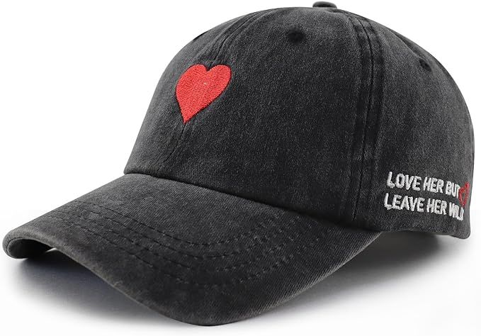 Love Her But Leave Her Wild Hat for Women, Funny Adjustable Cotton Embroidered Love Gifts Basebal... | Amazon (US)