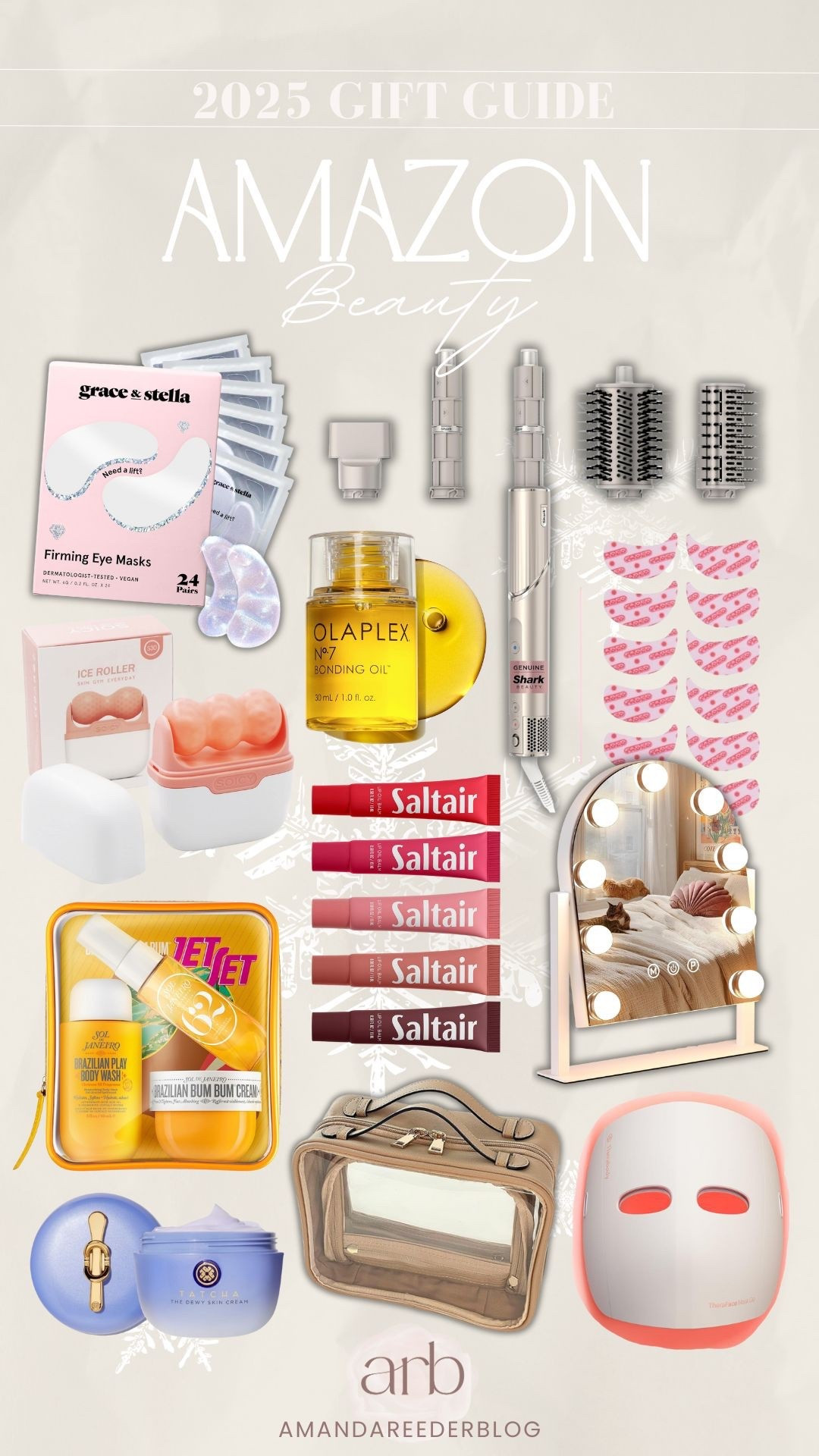 2025 Beauty Gift Guide 🎀✨ My top Amazon beauty picks - perfect for gifting (or treating yourself!) 😉

Amazon beauty gift guide, beauty gifts 2025, holiday beauty gifts, self-care gifts, Amazon skincare, Olaplex oil, Saltair lip balm, makeup mirror, LED mask, ice roller, Sol de Janeiro gift set, Tatcha cream, travel beauty bag, Amazon favorites beauty

#LTKGiftGuide #LTKBeauty #LTKHoliday