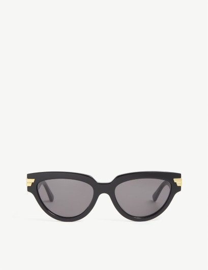 Womens Black BV1035S Acetate Cat’s eye Sunglasses 55mm | Selfridges