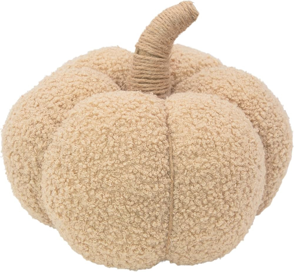 Benross 9" Soft Pumpkin Decoration/Autumn & Halloween Seasonal Home Décor/Plush Teddy Fabric (Be... | Amazon (UK)