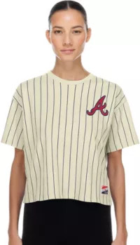 New Era Women's Atlanta Braves White Throwback T-Shirt | DICK'S Sporting Goods