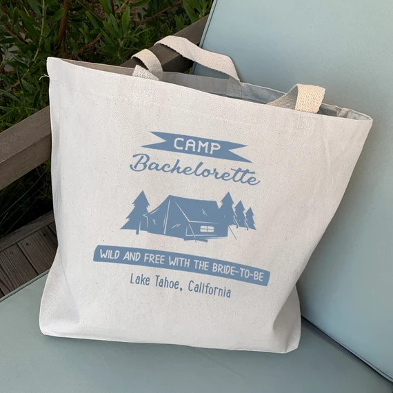 Personalized Bachelorette Party Tote Bag Custom Bag With - Etsy | Etsy (US)