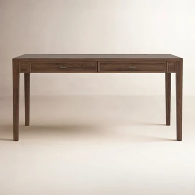 Dacey 60" Walnut Writing Desk | Birch Lane