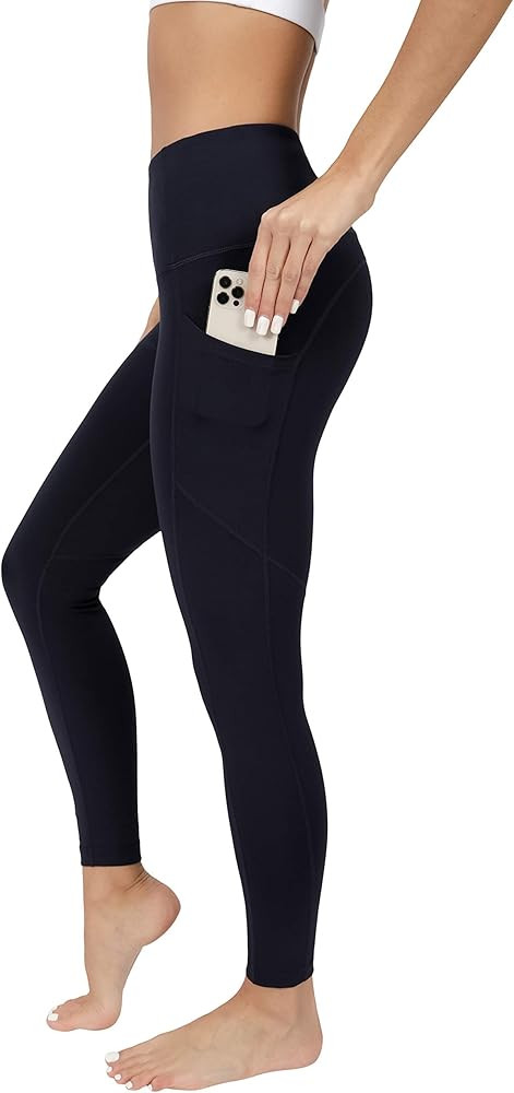 90 Degree by Reflex Squat Proof High Waisted Workout Tummy Control Pocketed Yoga Pants for Women | Amazon (US)