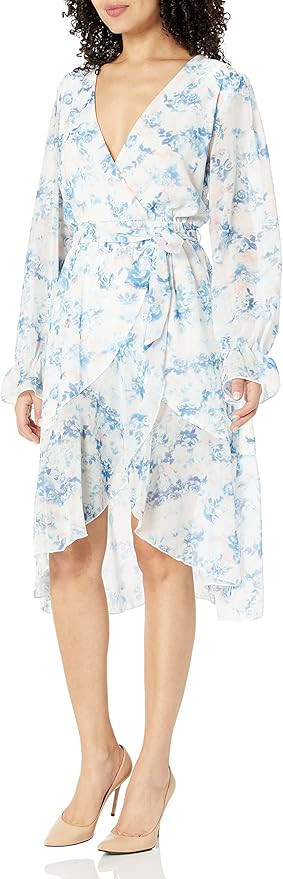 KENDALL + KYLIE Women's Wrap Duster Dress | Amazon (US)