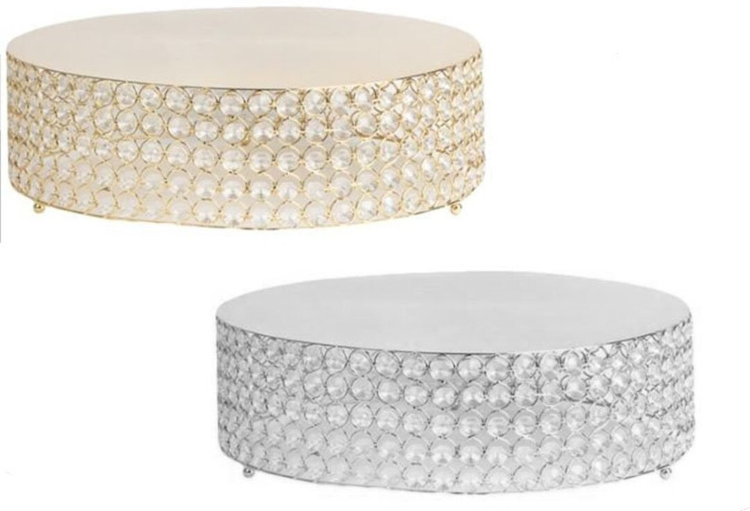 18" Designer Crystal Diamond Cake Stand (1) - Free Shipping! | Etsy (US)