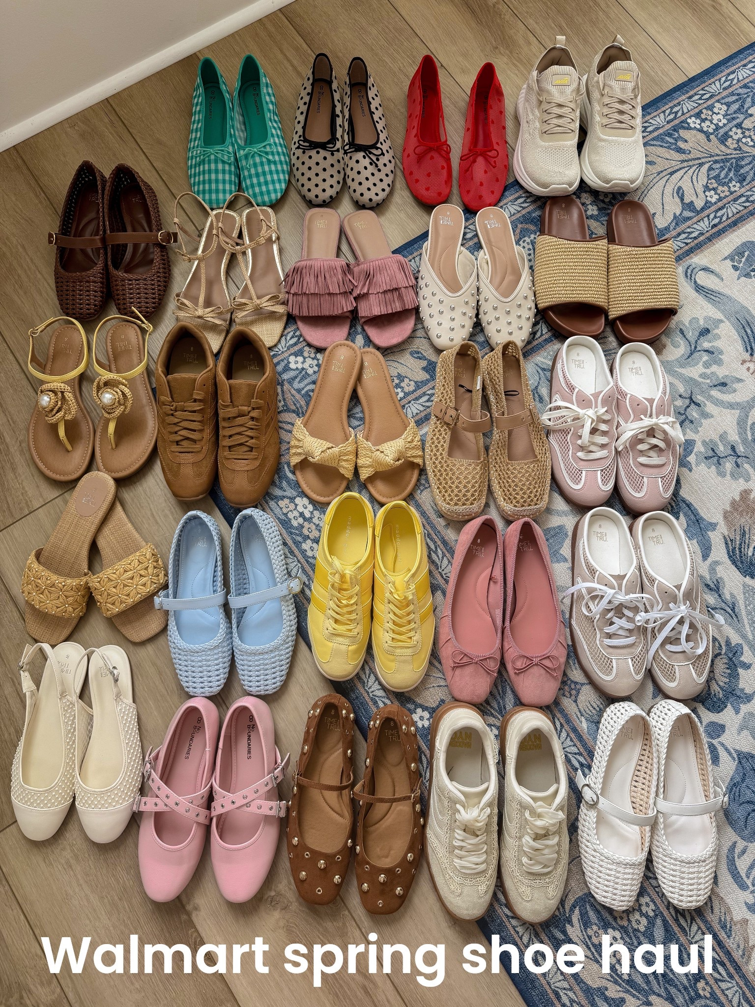 Spring shoe haul from Walmart and I’m honestly blown away 🌷👟 So many cute, affordable styles that are perfect for everyday wear, school drop-off, errands, travel days, and all the spring outfits ahead. From ballet flats and Mary Janes to woven sandals, studded details, colorful sneakers, and comfy slip-ons — Walmart is seriously delivering this season.

These spring shoes are easy to style with jeans, dresses, skirts, and matching sets, and they’re all comfortable enough to wear all day. I love the mix of neutrals and fun pops of color — such good options for casual outfits, brunch looks, vacations, and daily mom life. Everything is linked and easy to shop, and most styles come in multiple colors and sizes.

Saving these now because these are the kind of everyday shoes I’ll be wearing on repeat all spring and summer 🤍

#WalmartSpring #WalmartFashion #WalmartFinds #WalmartShoes #SpringShoes #AffordableFashion #EverydayStyle #CasualOutfits #SpringOutfits #MomStyle #ComfortableShoes #BalletFlats #MaryJanes #SpringSandals #WovenShoes #SneakerStyle #NeutralStyle #ColorfulStyle #LTKFinds #LTKSpring
