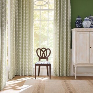 Adela Floral Drapery Panel - Moss Green | Ballard Designs, Inc.
