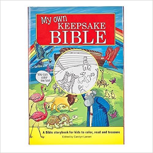 My Own Keepsake Bible: A Kids Bible Storybook to Color    Paperback – September 24, 2016 | Amazon (US)