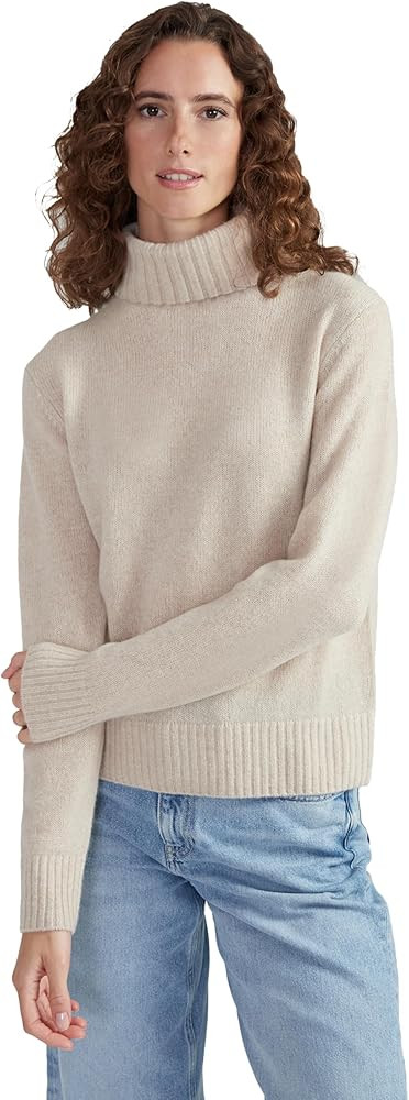Women's 100% Cashmere Turtleneck Sweater, Regular Fit, Stylish Premium Knit Jumper for Autumn Win... | Amazon (US)