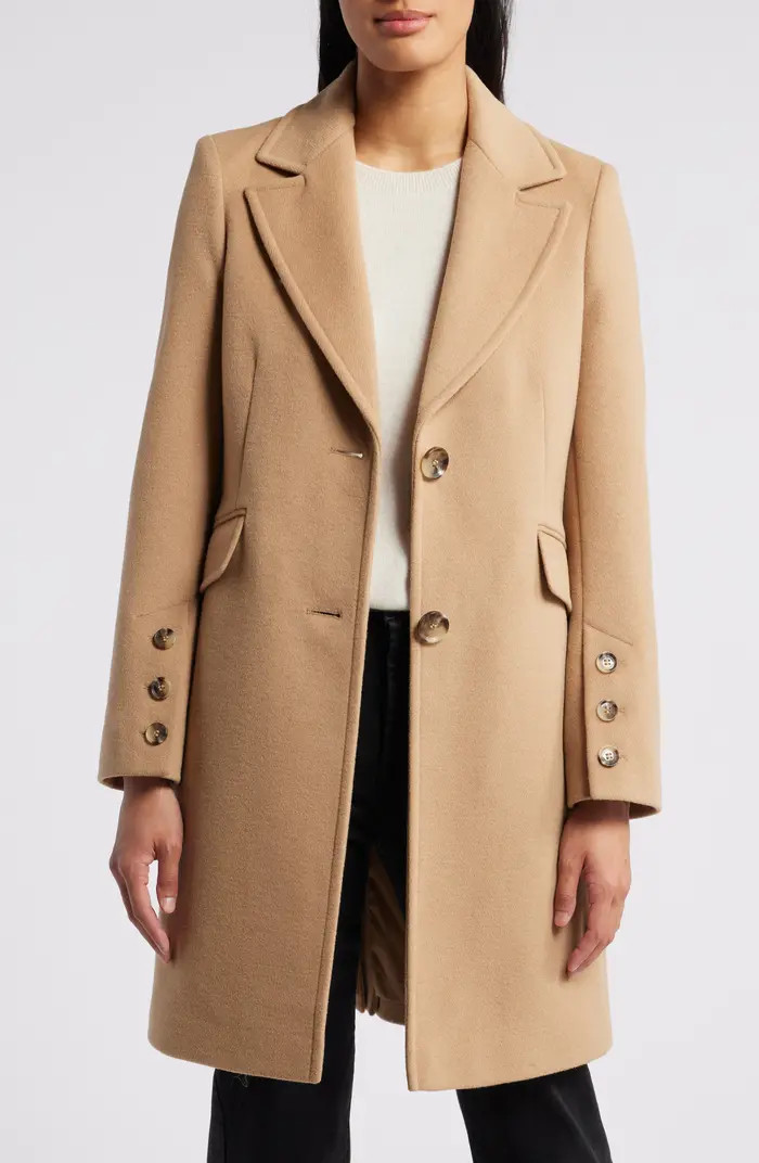 Reefer Single Breasted Wool Blend Twill Jacket | Nordstrom