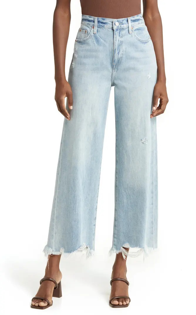 Loretta High Waist Ankle Wide Leg Jeans | Nordstrom