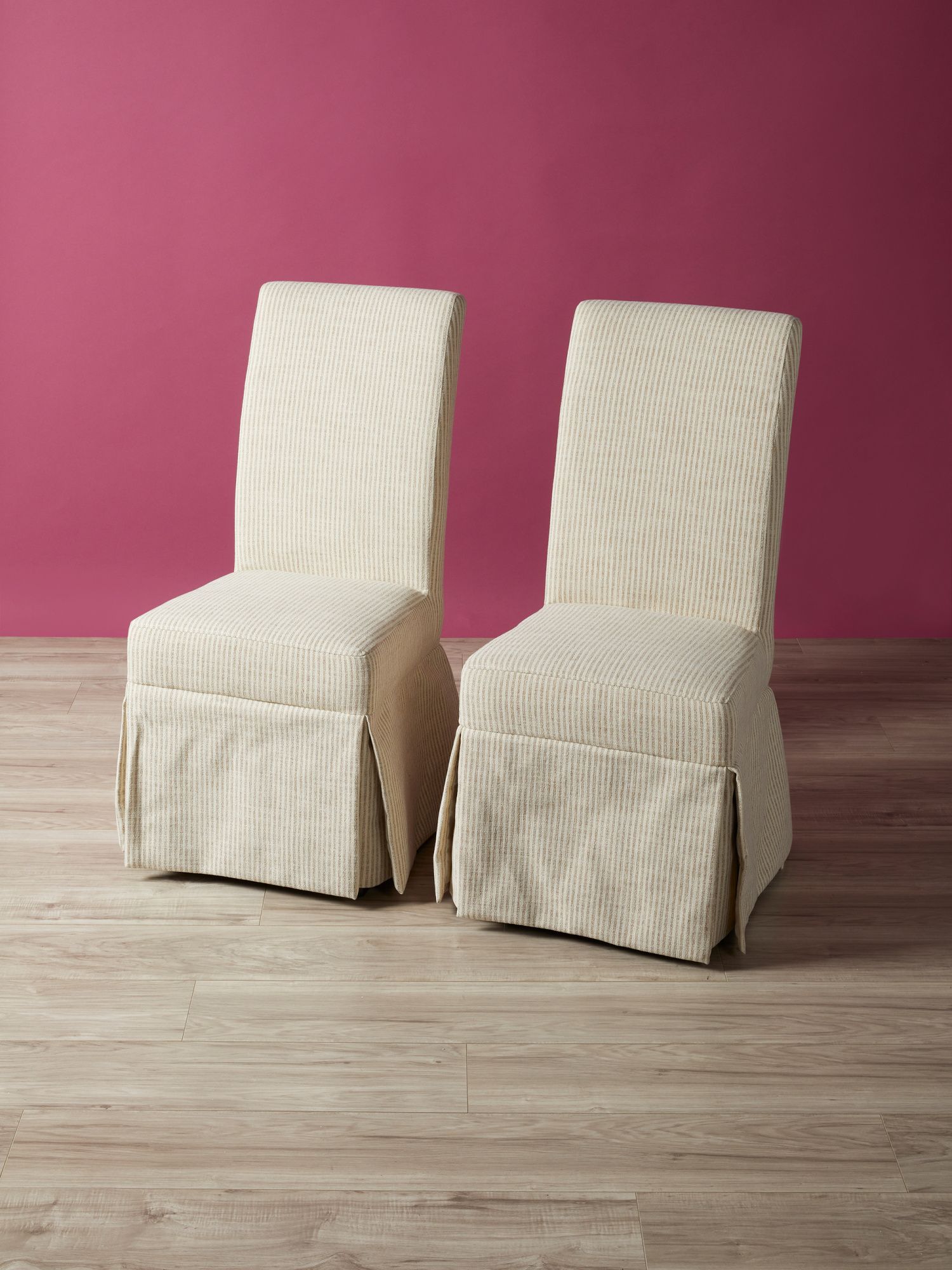 2pk 40in Skirted Upholstered Dining Chairs | HomeGoods
