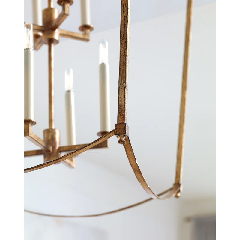 Olive 8 - Light Dimmable Lantern Geometric Chandelier | Wayfair North America