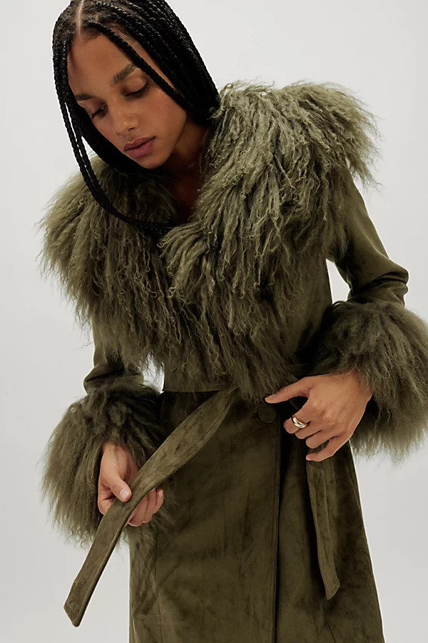 Charlotte Simone Penny Vegan Suede Coat | Free People (Global - UK&FR Excluded)