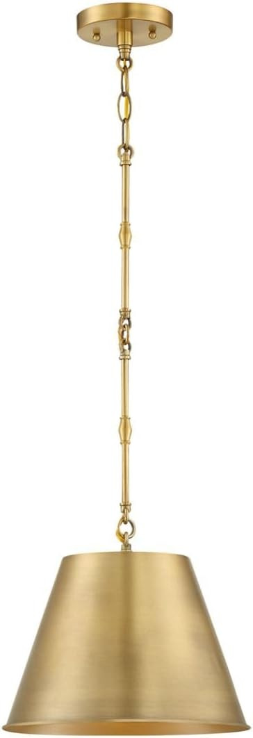 Savoy Essentials 7-232-1-322 Alden Traditional Metal Cone Pendant, 1-Light 60 Watt, 9" H x 12" W,... | Amazon (US)