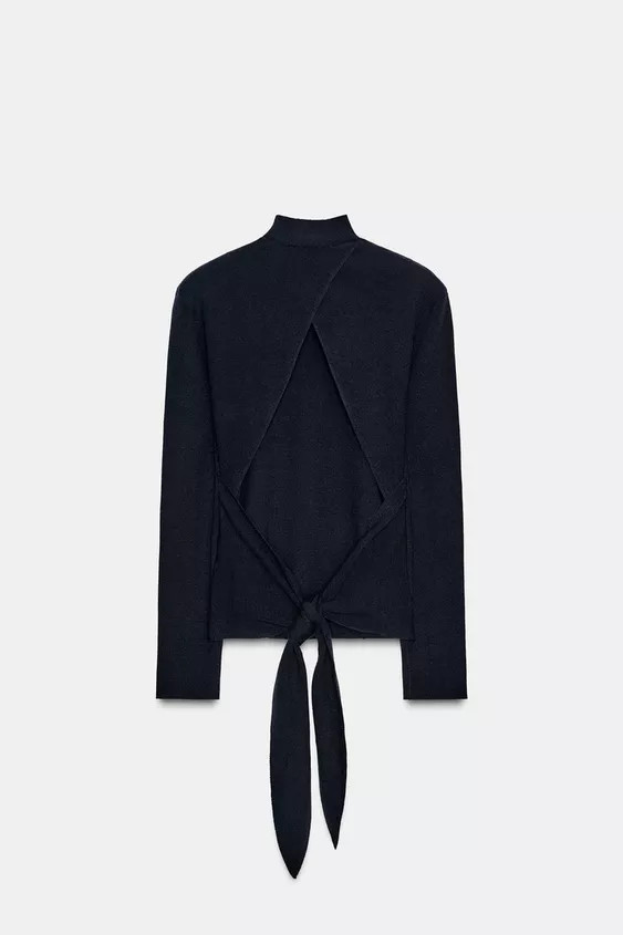 OPEN BACK KNIT SWEATER | Zara US