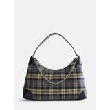 No Boundaries Women's Slouchy Hobo Bag, Yellow Plaid | Walmart (US)