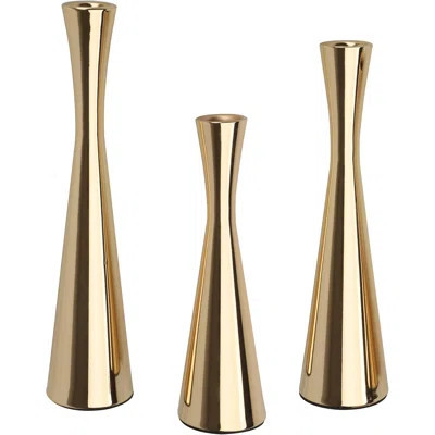 Metal Taper Candlestick Holders Set Of 3 - Sturdy Decorative Candle Stand For Wedding, Dining, Party, Home Decor - Elegant Nordic Style With Anti-Corr | Wayfair North America