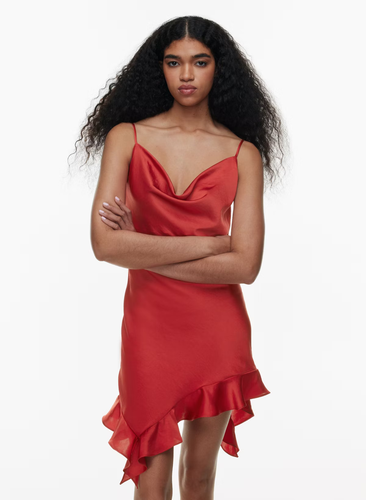 REGALIA SATIN DRESS | Aritzia
