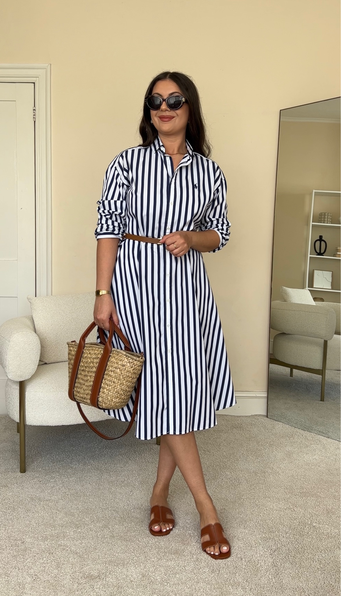 Striped shirt dress outfit.
Dress is from Ralph Lauren, wearing size UK10.

#LTKstyletip #LTKeurope #LTKunder100