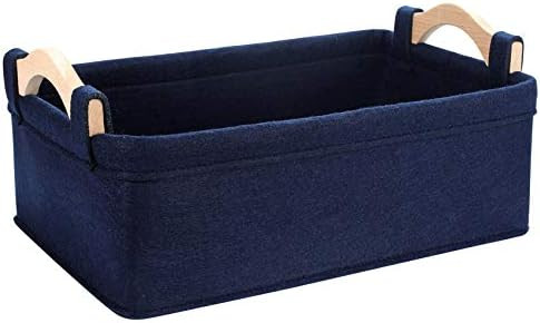 Small Storage Baskets Fabric Storage Bins Basket Soft Storage Baskets Decorative Bins Storage Bas... | Amazon (US)