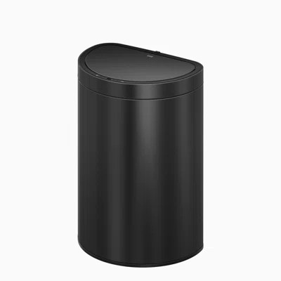 EKO Mirage Semi-Round 47L / 12.4 Gal Motion Sensor Trash Can, Automatic Kitchen Trash Bin With Deodorizer Compartment, Removable Lid & Inner Bucket, S | Wayfair North America