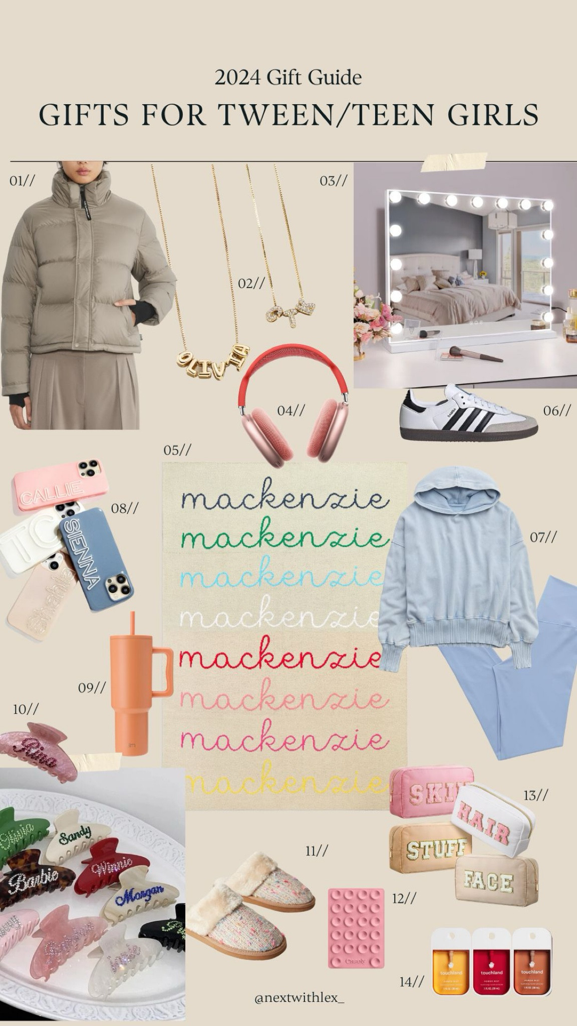 2024 Gift Guide: Gifts for Tween/Teen Girls

#LTKFindsUnder50 #LTKHoliday #LTKGiftGuide