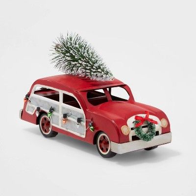 Small Décor Station Wagon with Tree - Wondershop™ | Target