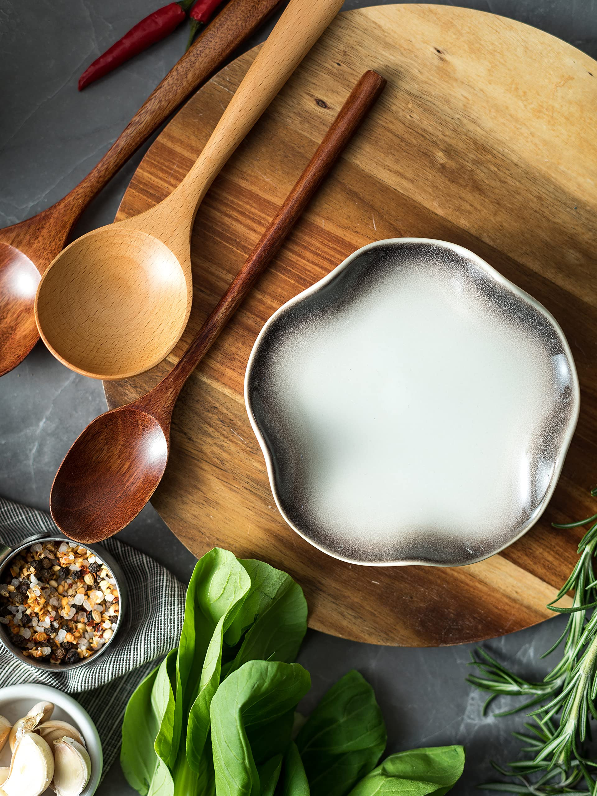 Ceramic Spoon Rest for Kitchen Counter, Spoon Holder for Stove Top, Cooking Utensil Holder, Cute ... | Amazon (US)