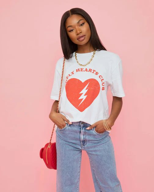 Lonely Hearts Club Cotton Tee | VICI Collection