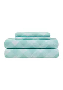 Spring Blue Gingham Sheet Set | Belk