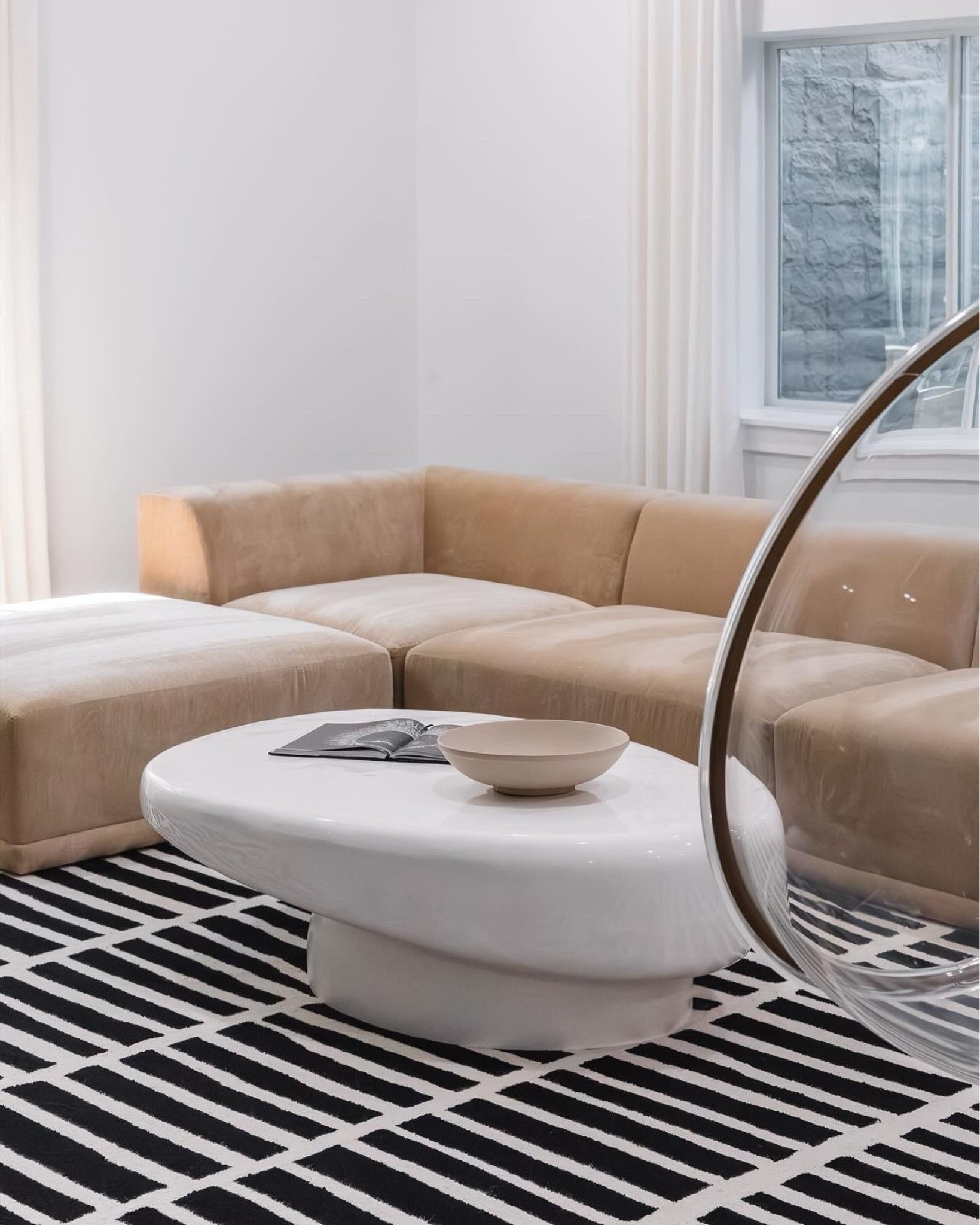 Basement tv room in our home! 

Sofa 
Family room 
Living room 
Rug 
Home Decor 

#LTKFamily #LTKStyleTip #LTKHome