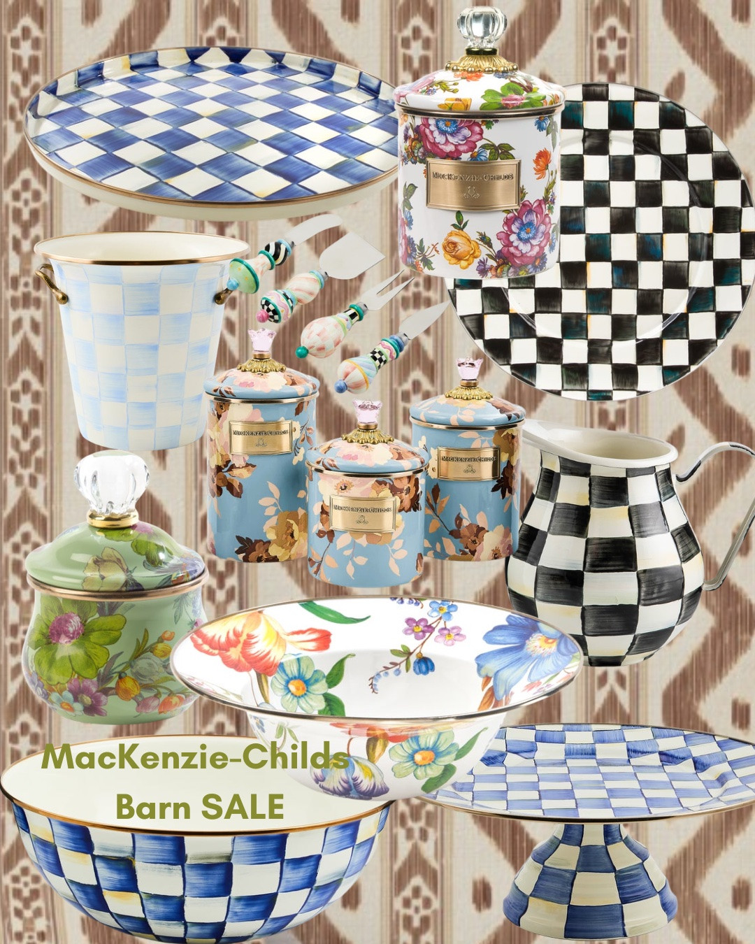MacKenzie Childs Barn Sale is here 🏁🌸🪷🩵

Here are my favs that I am constantly reaching for and always present at every celebration 🎉

#LTKdayinmylife #LTKmomlife #LTKHome